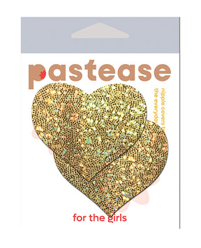 Pastease Glitter Heart - Gold O/S by Pastease