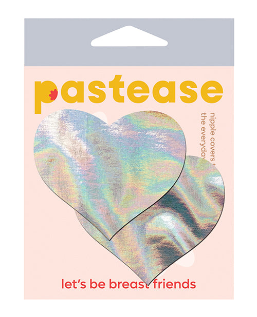 Pastease Hologram Heart - Silver O/S by Pastease