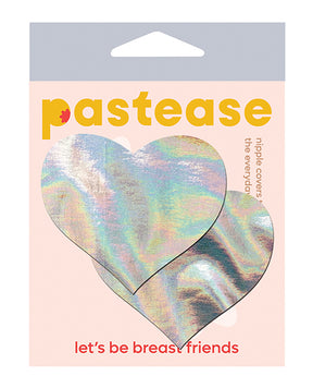 Pastease Hologram Heart - Silver O/S by Pastease