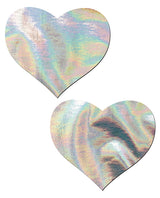 Pastease Hologram Heart - Silver O/S by Pastease
