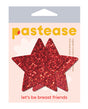 Pastease Glitter Star - Red O/S by Pastease