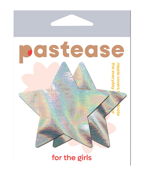 Pastease Hologram Star - Silver O/S by Pastease