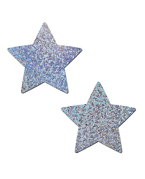 Pastease Glitter Star — Silver, One Size