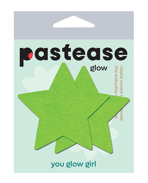 Pastease Star - Glow in the Dark Green O/S by Pastease