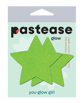 Pastease Star - Glow in the Dark Green O/S by Pastease