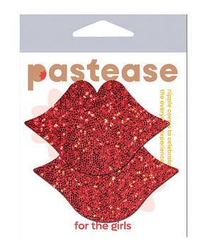 Pastease Glitter Lips - Red O/S by Pastease