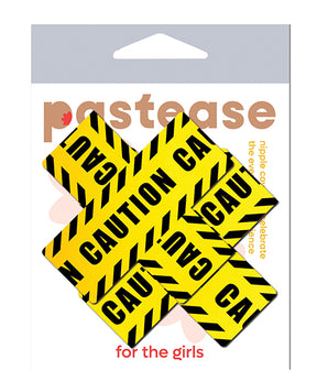 Pastease Caution Cross - Black/Yellow O/S by Pastease