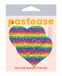 Pastease Premium Glitter Heart - Rainbow O/S by Pastease