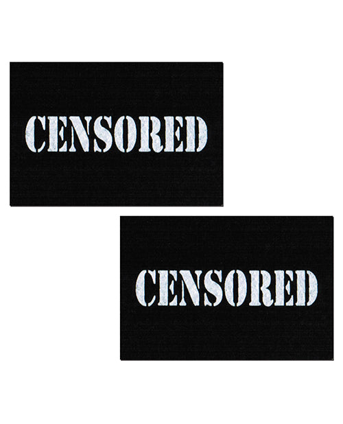 Pastease Censored Pastie — Black/White, One Size
