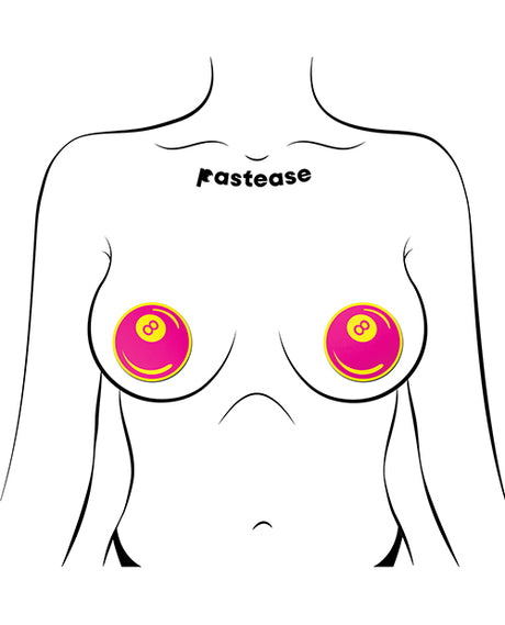 Pastease 8-Ball - Neon Pink/Yellow O/S by Pastease