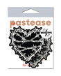 Pastease Premium Barbed Wire Heart Reflective - Black O/S by Pastease