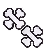 Pastease White Crossbone Pasties — One Size