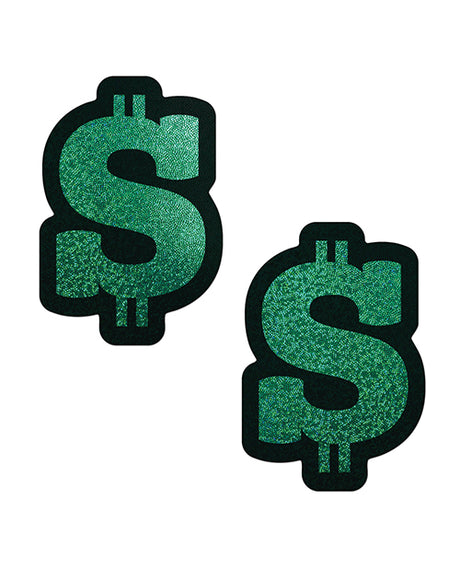 Pastease Premium Glitter Dollar Sign - Green O/S by Pastease