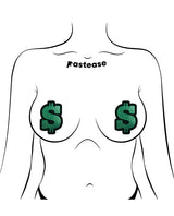 Pastease Premium Glitter Dollar Sign - Green O/S by Pastease