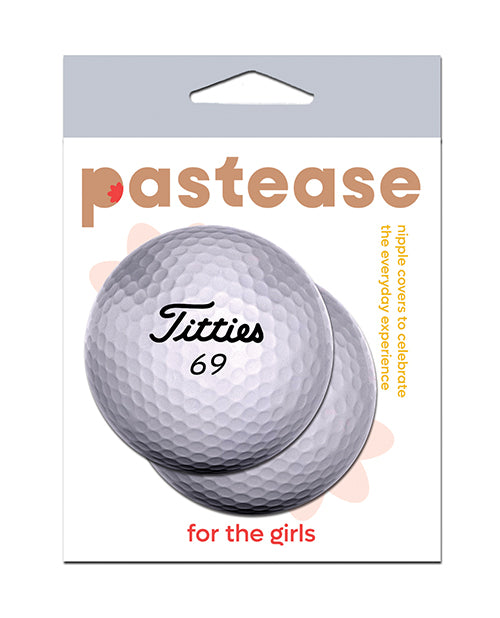 Pastease Titties Golf Ball - Black/White O/S by Pastease