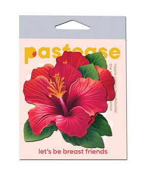 Pastease Tropical Vibrant Hawaiian Hibiscus Botanical Flower - Red O/S by Pastease