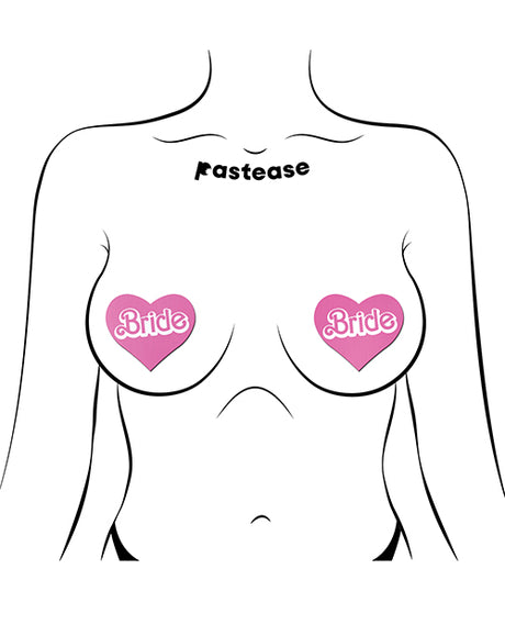 Pastease Premium Bride Heart - Pink O/S by Pastease