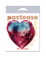 Pastease Sparkling Discoball Heart - Blue and Pink O/S by Pastease