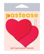 Pastease Basic Heart Black Light Reactive - Neon Red O/S by Pastease