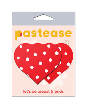 Pastease Heart w/Polka Dot - Red/White O/S by Pastease