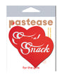 Pastease Premium Heart Snack - Red O/S by Pastease