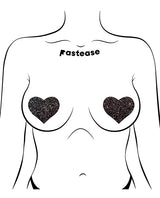 Pastease All Sparkle Heart - Black O/S by Pastease