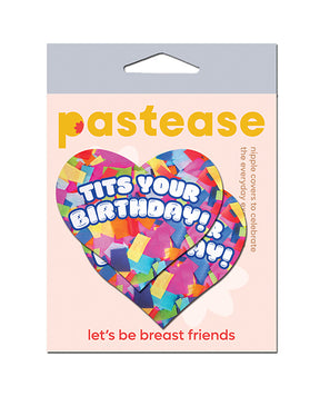 Pastease Tits Your Birthday! Heart - Multi-Color O/S by Pastease