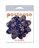 Pastease Midnight Celestial Sun & Moon Petal - Black/White O/S by Pastease