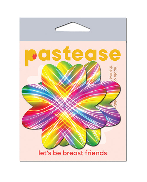Pastease Electric Fractal Laser Petal - Rainbow O/S by Pastease