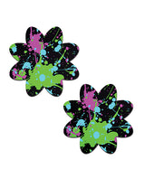 Pastease Vibrant Neon Paint Splatter Petal - Multi-Color O/S by Pastease