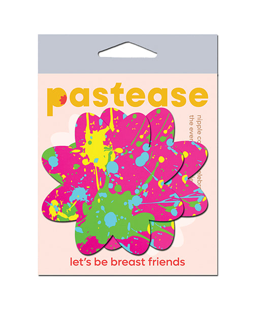 Pastease Neon Graffiti Paint Splatter - Pink O/S by Pastease