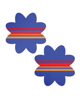 Pastease Vibrant Retro Petal - Blue O/S by Pastease