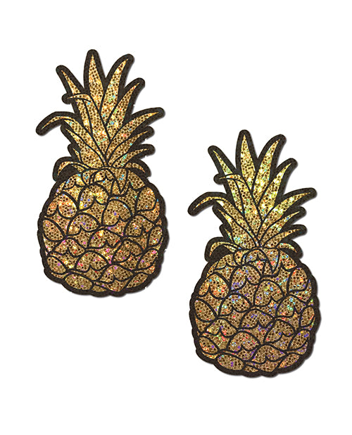 Pastease Premium Glitter Pineapple - Gold O/S by Pastease