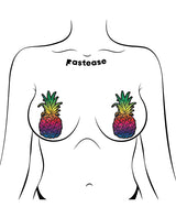 Pastease Rainbow Pineapple Pasties — Sparkling Disco O/S