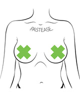 Pastease Basic Plus X Black Light Reactive - Neon Green O/S by Pastease