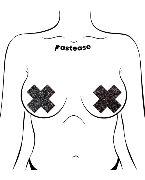 Pastease All Sparkle Plus X - Black O/S by Pastease
