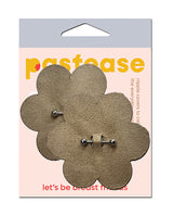 Pastease Pierced Flower Breast Petal w/Barbell Piercing - Nude O/S by Pastease