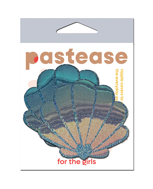 Pastease Opalescent Mermaid Shells - Seafoam Blue O/S by Pastease