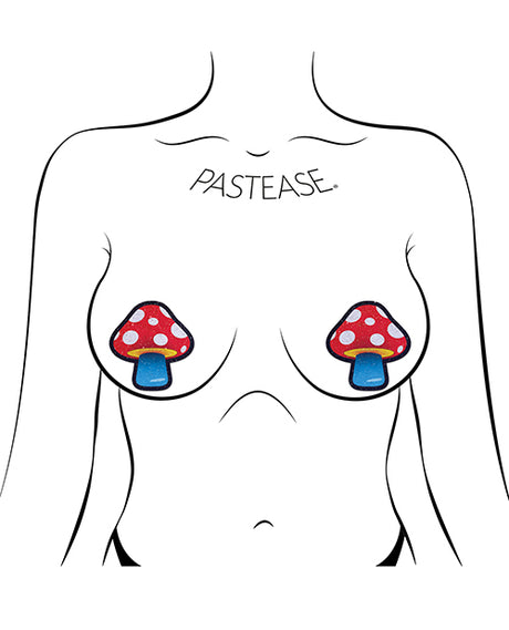 Pastease Premium Colorful Shroom - Multi Color O/S by Pastease