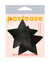 Pastease Premium Glitter Star - Black O/S by Pastease