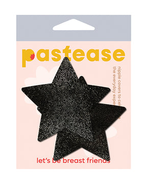 Pastease Premium Glitter Star - Black O/S by Pastease