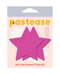Pastease Basic Star Black Light Reactive - Neon Pink O/S by Pastease