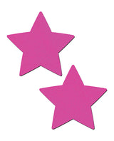 Pastease Basic Star Black Light Reactive - Neon Pink O/S by Pastease