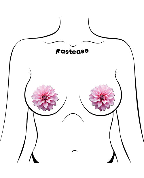 Pastease Tropical Dahlia Botanical Flower - Pink O/S by Pastease