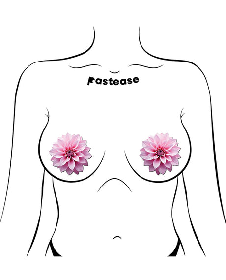 Pastease Tropical Dahlia Botanical Flower - Pink O/S by Pastease