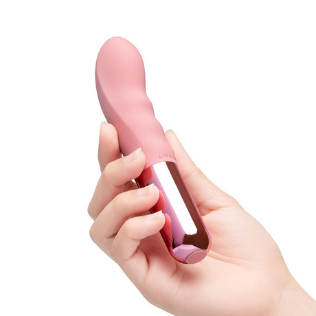 Le Wand Mini G-Thrill Rippled G-Spot Vibrator — Rechargeable - LW8015