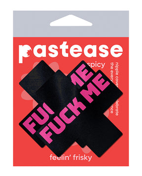 Pastease Fuck Me Plus - Black/Pink O/S by Pastease