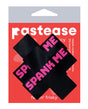 Pastease Spank Me Plus - Black/Pink O/S by Pastease