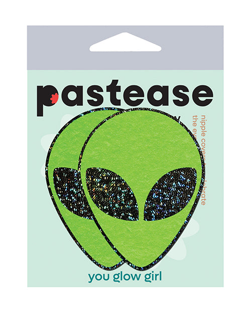 Pastease Glitter Alien - Green O/S by Pastease