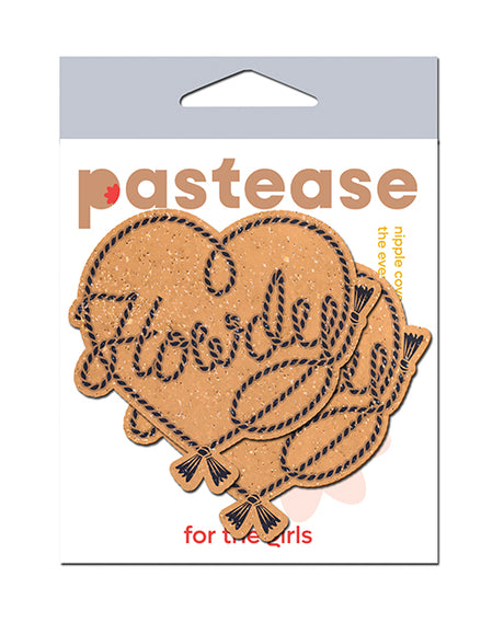 Pastease Howdy Rope Heart - Tan O/S by Pastease